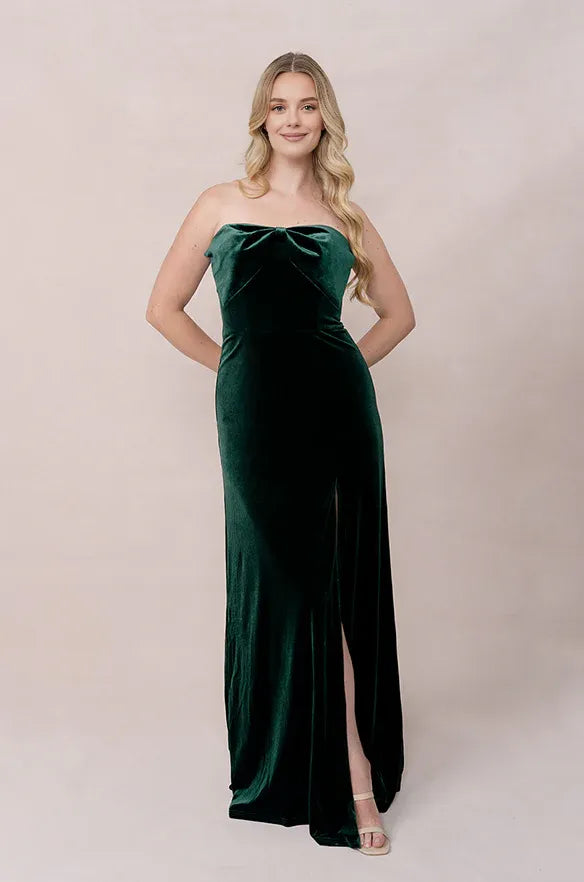 Mermaid Strapless Neck Sleeveless Floor-Length Prom Dress