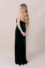 Mermaid Strapless Neck Sleeveless Floor-Length Prom Dress