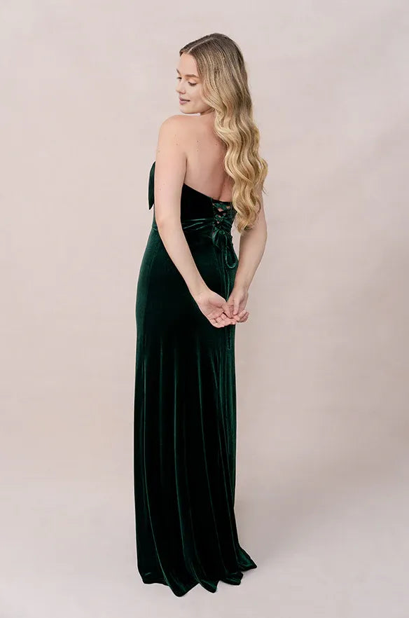 Mermaid Strapless Neck Sleeveless Floor-Length Prom Dress