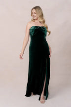 Mermaid Strapless Neck Sleeveless Floor-Length Prom Dress