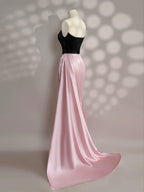 Mermaid Strapless Sleeveless LaceUp Floor-Length Prom Dress