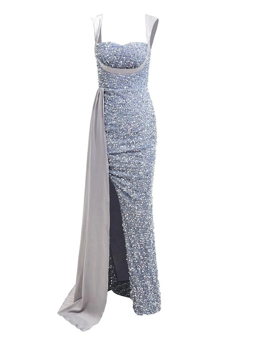 Charming Mermaid Sweetheart Neck Sleeveless Zipper Up Sweep/Brush Train Prom Dress