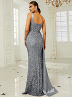 Charming Mermaid Sweetheart Neck Sleeveless Zipper Up Sweep/Brush Train Prom Dress