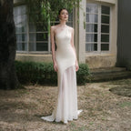 Mermaid/Trumpet One Shoulder Sleeveless Backless Floor-Length Prom Dress