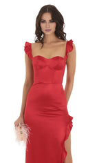 Mermaid/Trumpet Square Neck Sleeveless Up Floor-Length Prom Dress