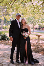 Mermaid/Trumpet Sweetheart Sleeveless Split Floor Length Prom Dress