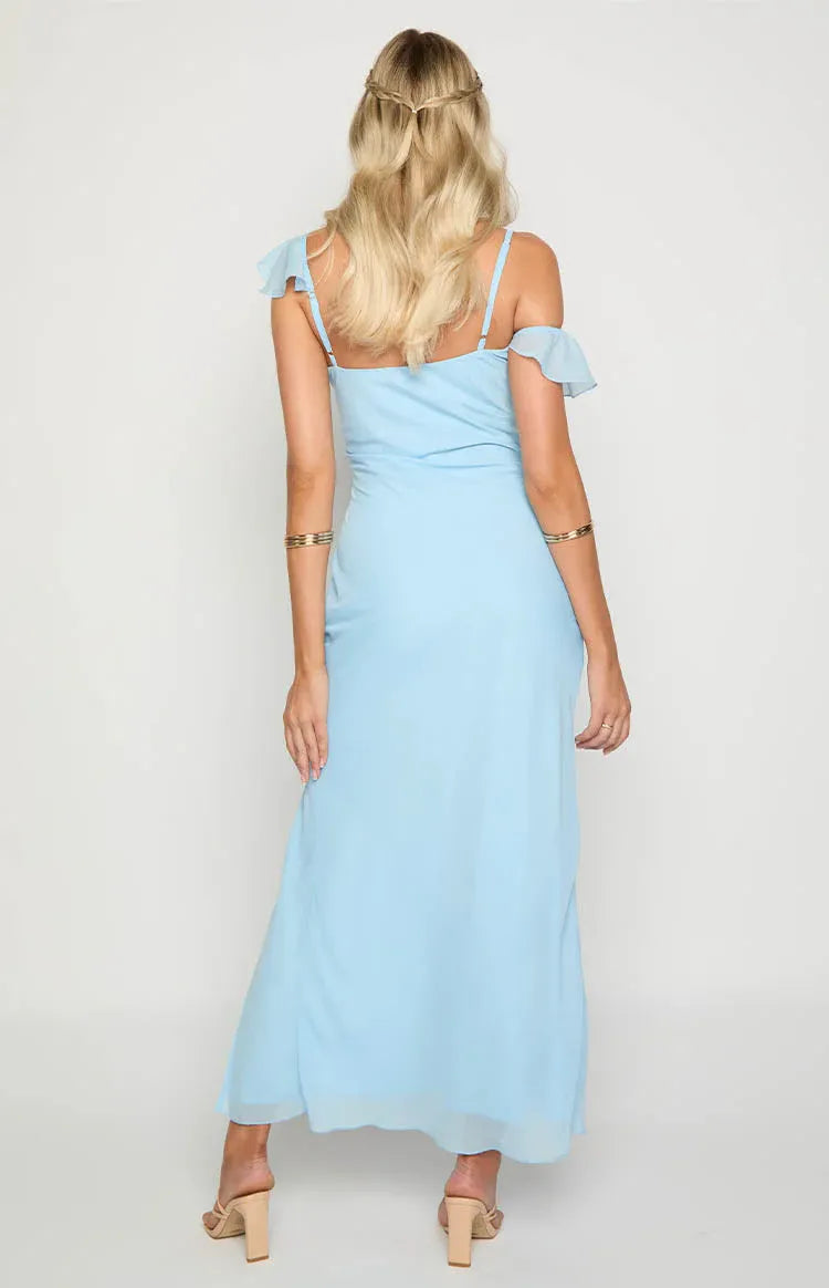 Mermaid/Trumpet V Neck Sleeveless Backless Ankle-Length Prom Dress