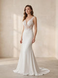 Mermaid Prom Dress In White With V Neck Corset Lace Illusion Bodice For Elegant Prom Queens