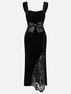 Mermaid V Neck Sleeveless Back Zip Floor-Length Evening Dress
