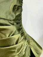 Off-The-Shoulder Sleeveless Mermaid Ruffles Floor-Length Prom Dress