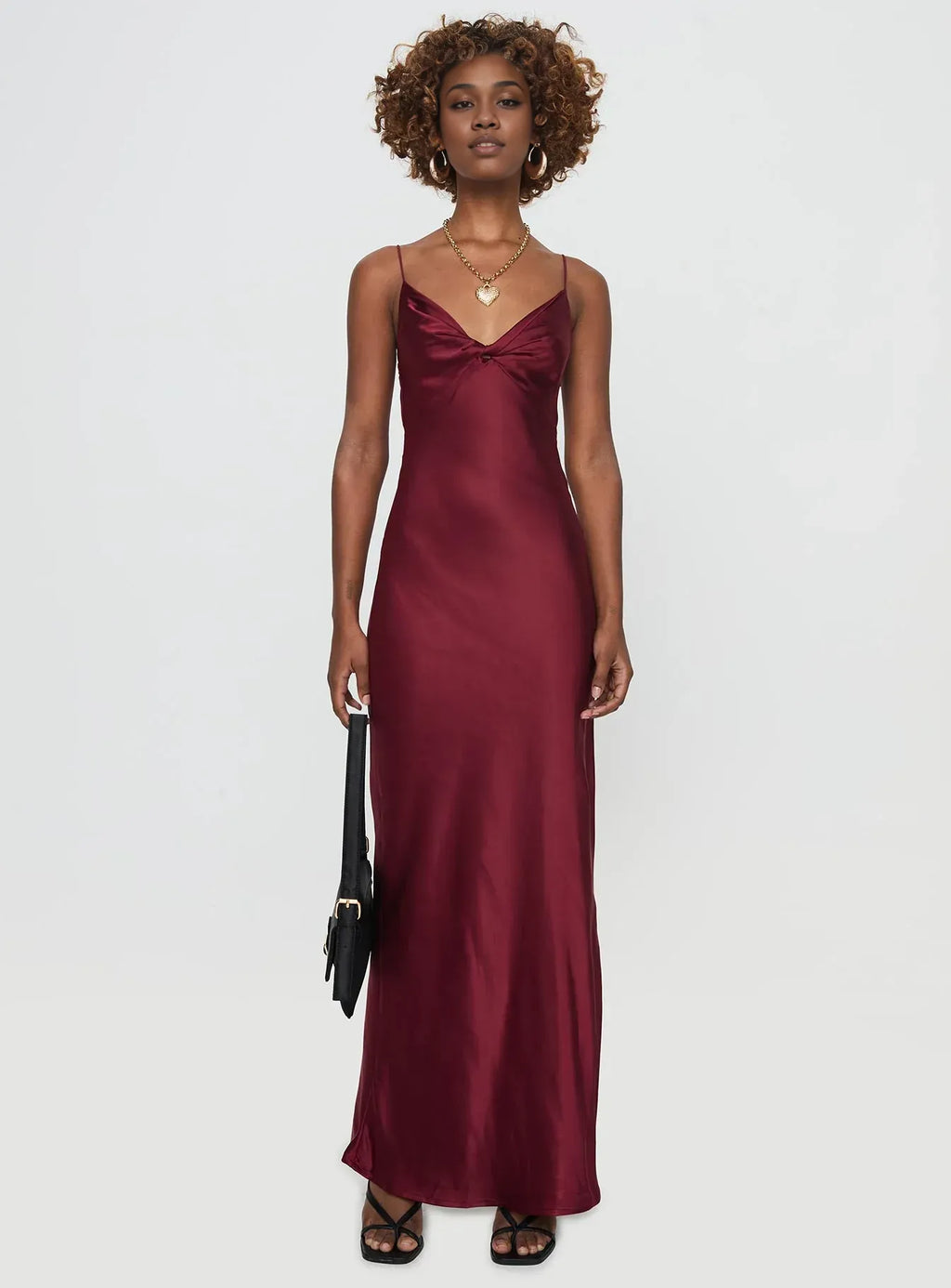 Sheath/Column Spaghetti Straps Sleeveless Backless Floor-Length Prom Dress