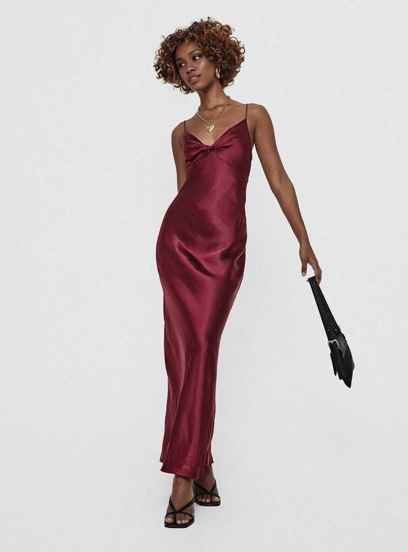 Sheath/Column Spaghetti Straps Sleeveless Backless Floor-Length Prom Dress