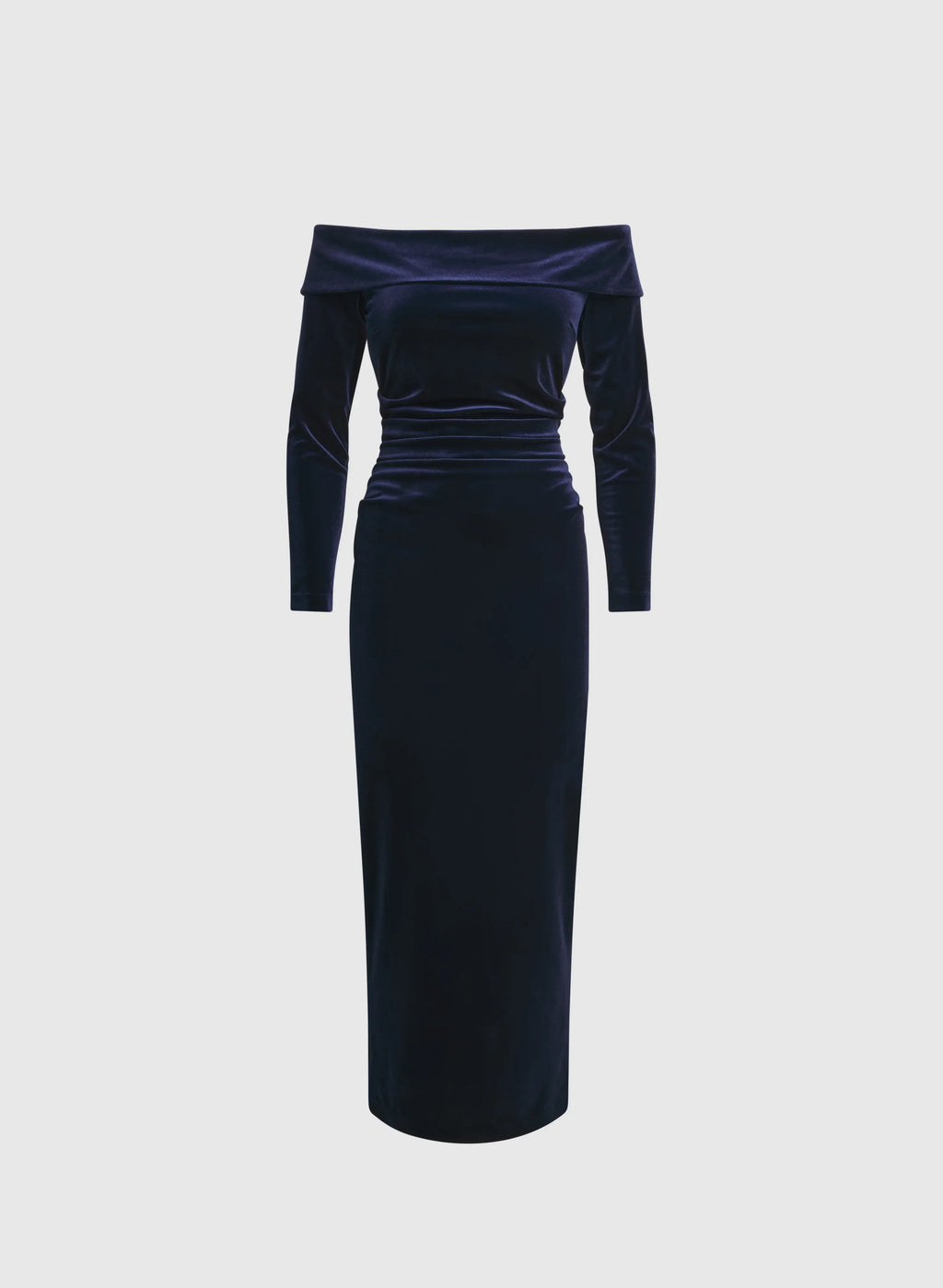 Sheath Off the Shoulder Long Sleeve Floor-Length Prom Dress
