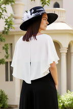 Sheath Square Neck Flutter Sleeve Zipper Up Floor-Length Mother of the Bride Dress