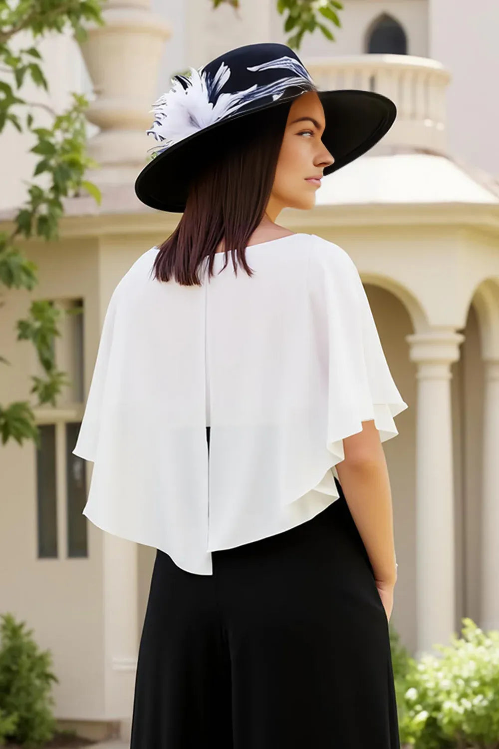 Sheath Square Neck Flutter Sleeve Zipper Up Floor-Length Mother of the Bride Dress