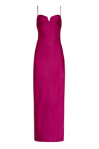 Sheath V Neck Sleeveless Backless Floor Length Evening Dress
