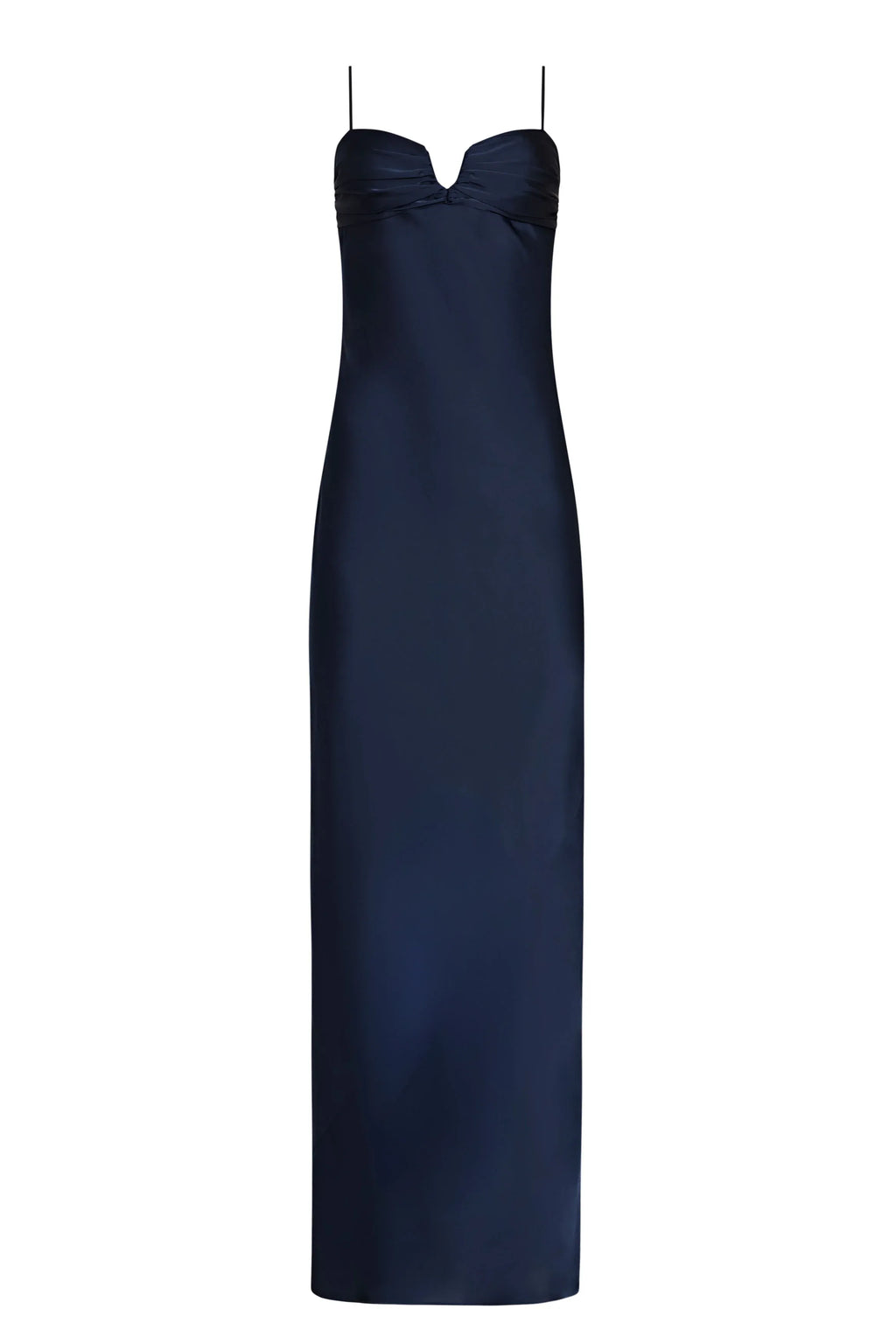 Sheath V Neck Sleeveless Backless Floor Length Evening Dress