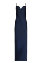 Sheath V Neck Sleeveless Backless Floor Length Evening Dress