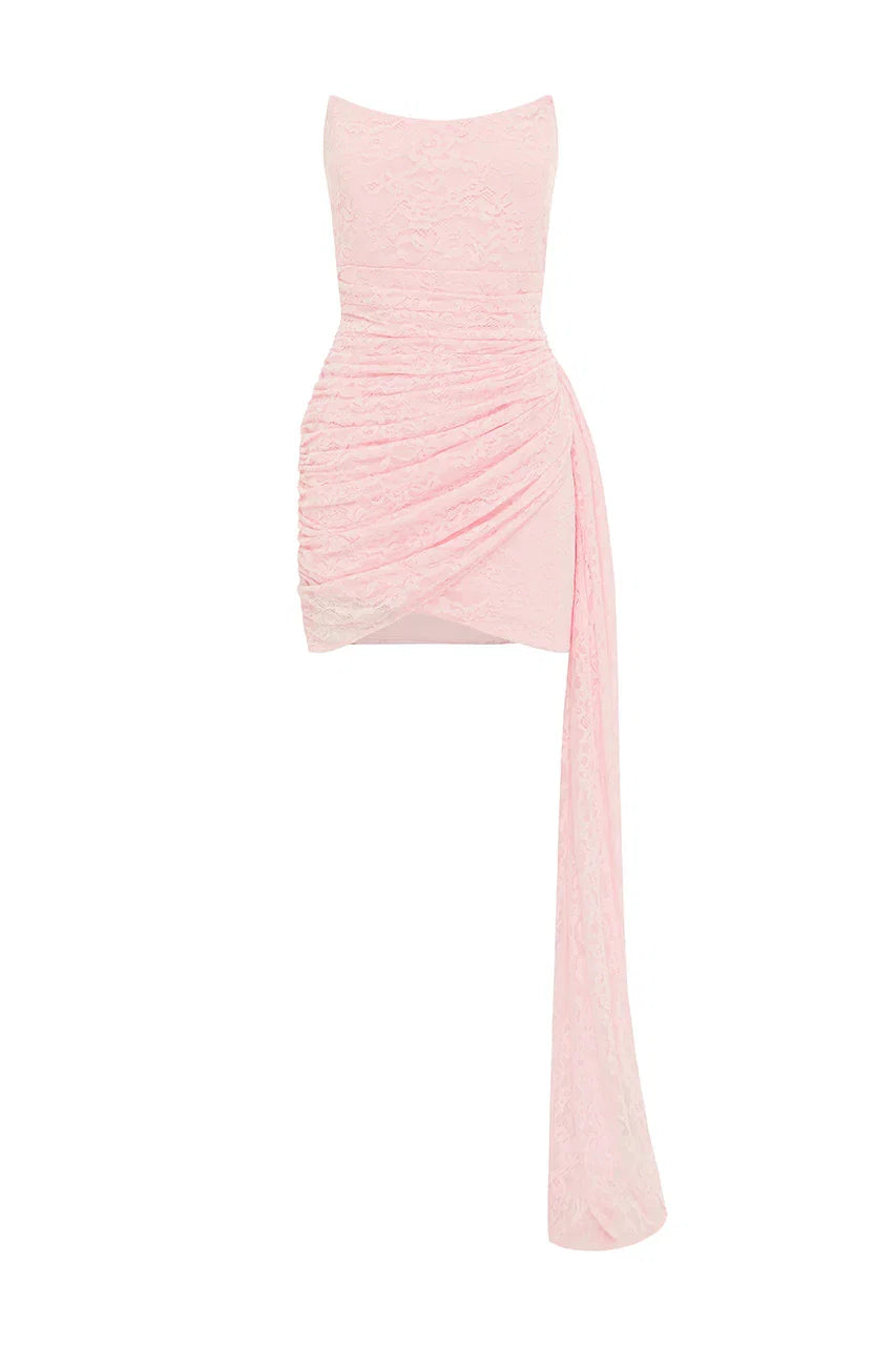 Sheath/Column Strapless Sleeveless Backless Short-Mini Homecoming Dress