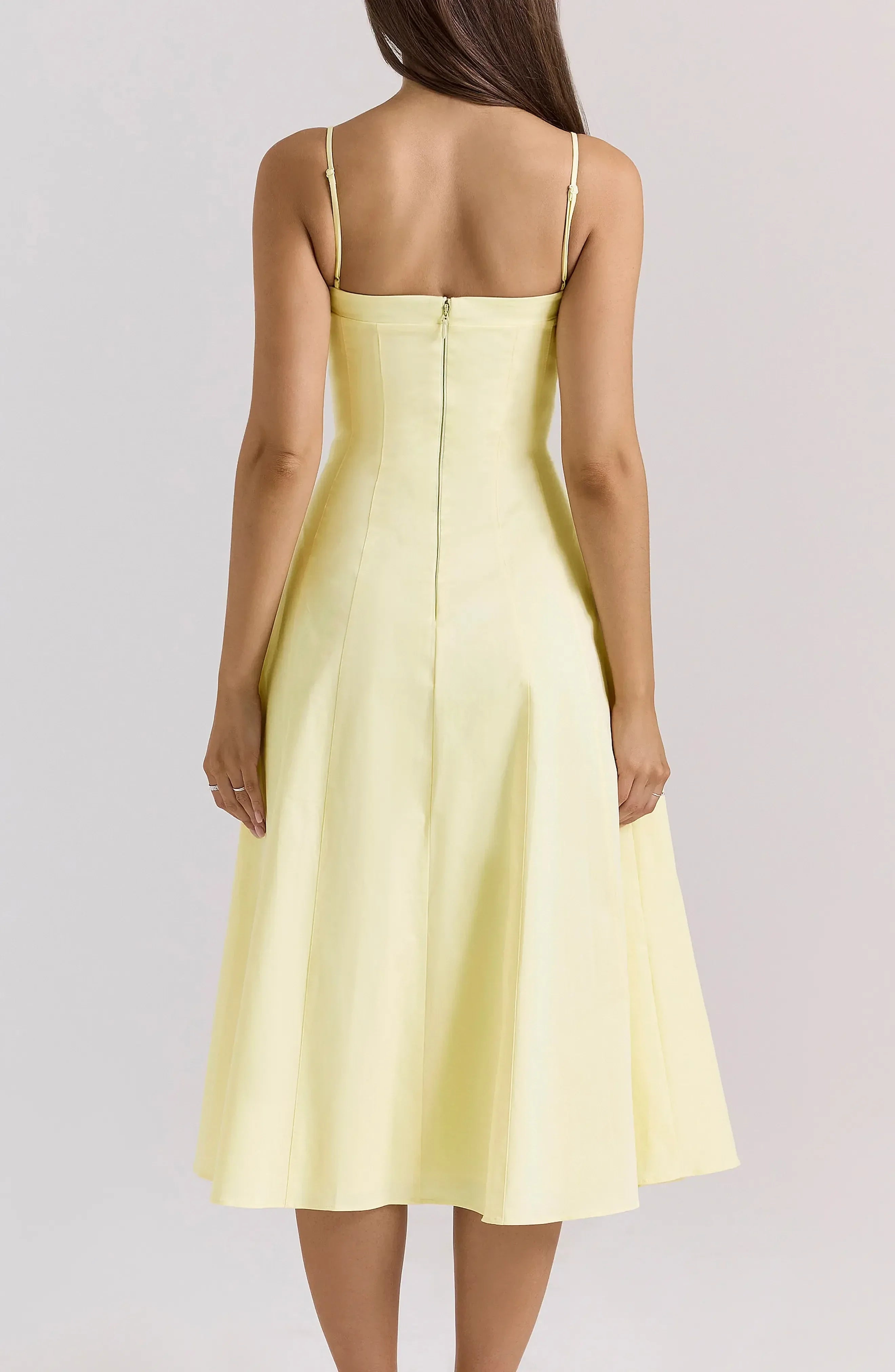 Enchanting A Line Strapless Sleeveless Zipper Back Midi Length Evening Dress