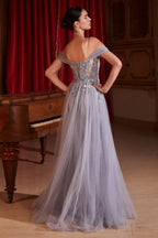 Enchanting Mermaid Sweetheart Off the Shoulder Sheer Back Floor Length Prom Dress
