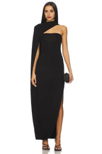 Enchanting Sheath One Shoulder Cape Sleeve Zipper Back Floor Length Evening Dress