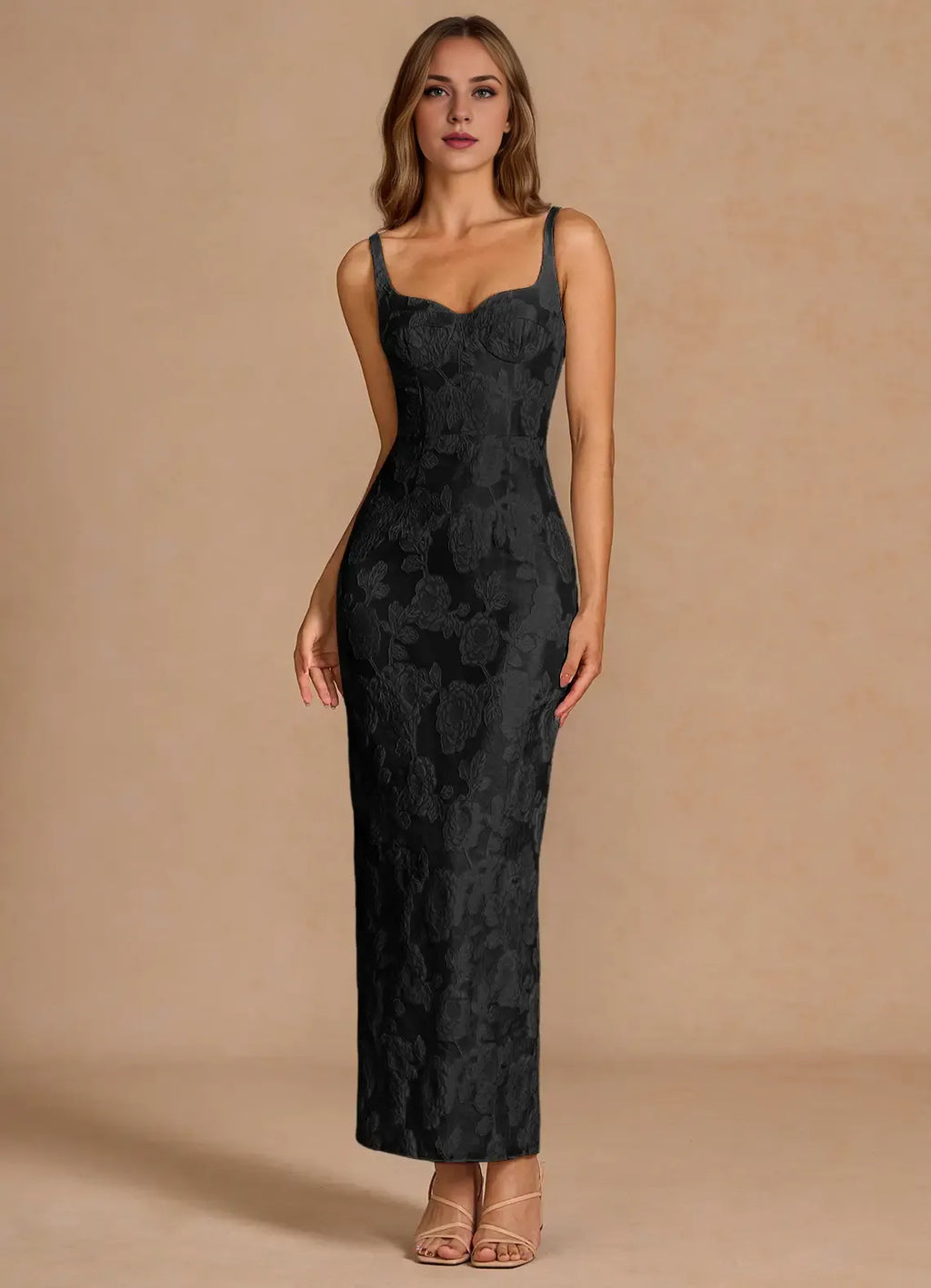 Enchanting Sheath Sweetheart Spaghetti Strap Open Back Midi Length For Women Prom Dress