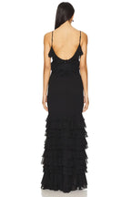 Enchanting Sheath V Neck Sleeveless Ruffled Back Floor Length Evening Dress