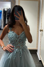 Ethereal Ballgown V-neck Sleeveless Beaded Red Floor-length Prom Dress for Women Custom