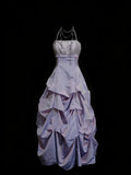 Fairy A-Line Strapless Sweetheart Sleeveless Zip Back Floor-Length Homecoming Dress