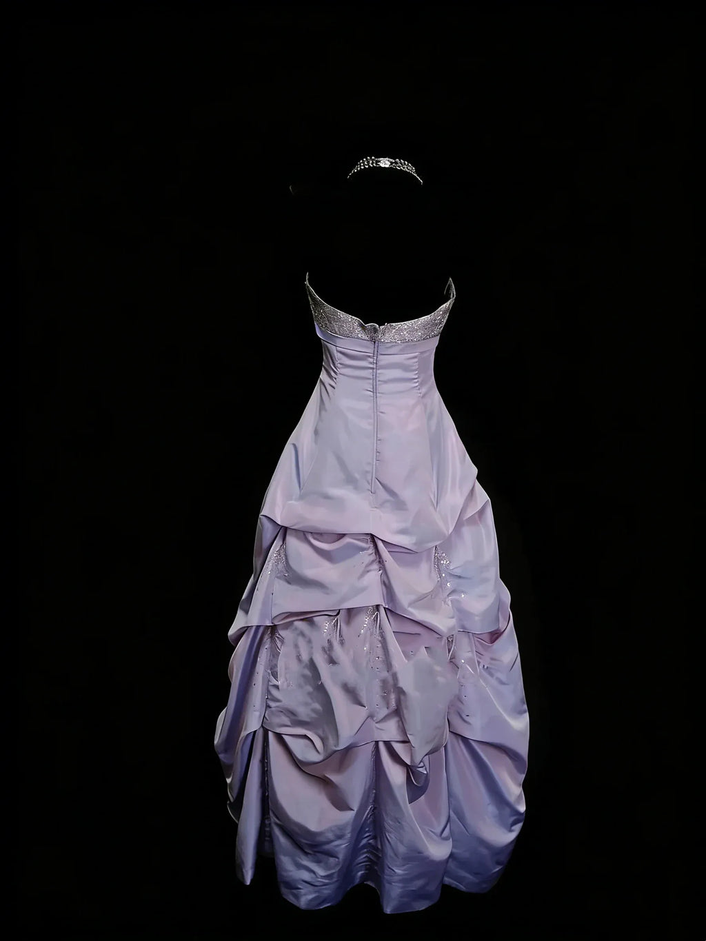 Fairy A-Line Strapless Sweetheart Sleeveless Zip Back Floor-Length Homecoming Dress