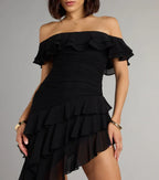 Fashion A-Line Off-the-shoulder Sleeveless Backless Short-Mini Homecoming Dresses