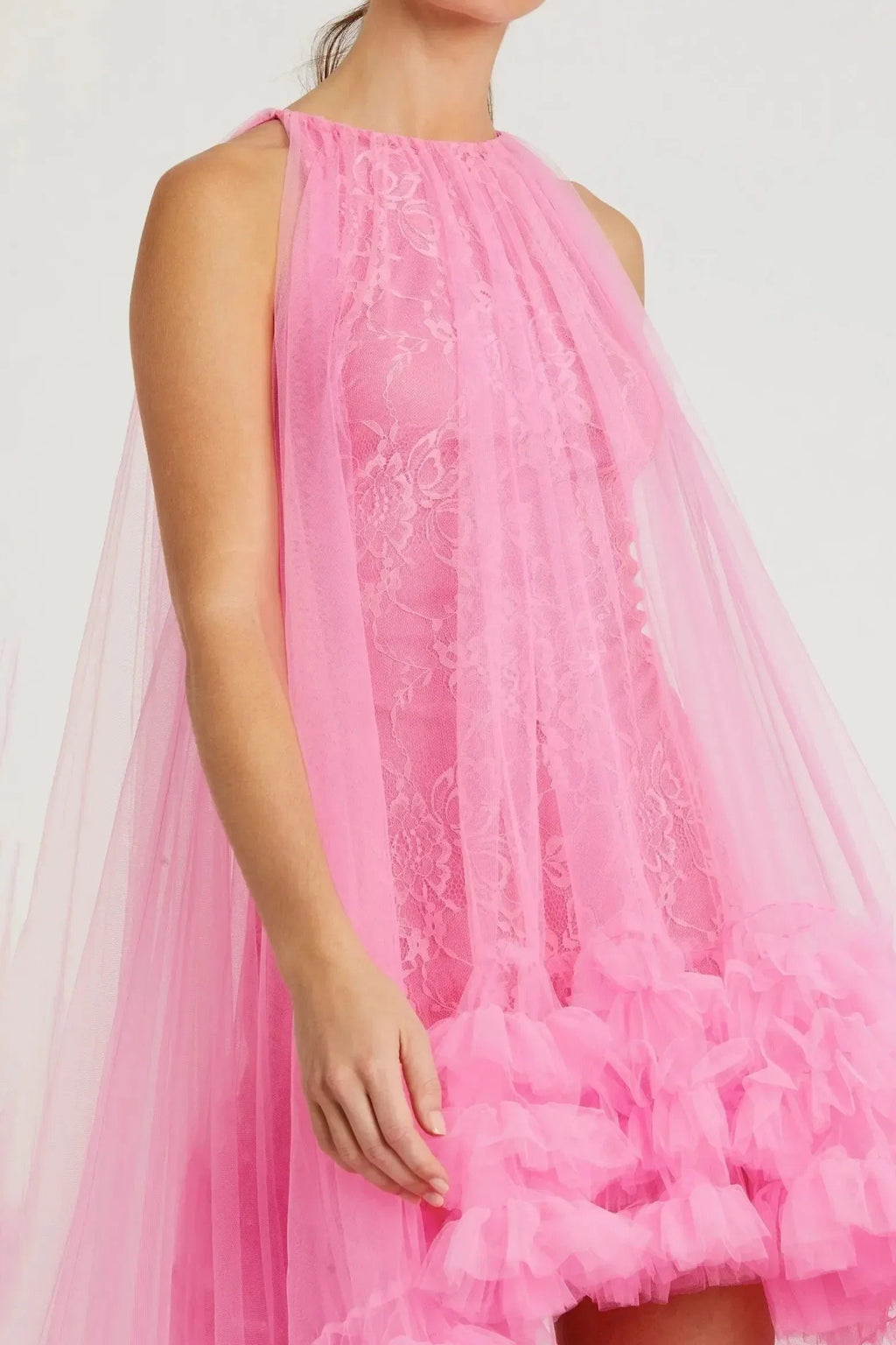 Fashion A-Line/Princess Cold Shoulder Sleeveless Zipper Up Floor-Length Prom Dress
