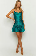 Fashion A-Line/Princess Cowl Neck Sleeveless Backless Above Knee Homecoming Dress
