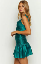 Fashion A-Line/Princess Cowl Neck Sleeveless Backless Above Knee Homecoming Dress