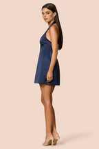 Fashion A-Line/Princess Halter Neck Sleeveless Open Back Short-Mini Homecoming Dress