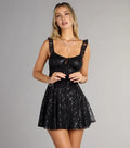 Fashion A-Line/Princess Ruffle Straps Sleeveless Backless Short-Mini Homecoming Dresses
