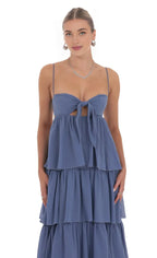 Fashion A-Line/Princess Spaghetti Straps Sleeveless Backless Floor-Length Prom Dress
