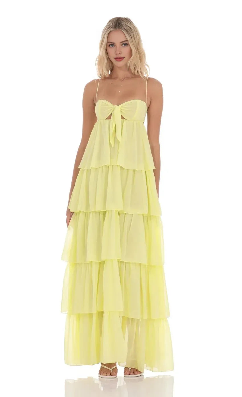 Fashion A-Line/Princess Spaghetti Straps Sleeveless Backless Floor-Length Prom Dress