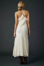 Fashion A-Line Spaghetti Straps Sleeveless Ankle-Length Prom Dress