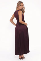 Fashion A-Line Square Neck Sleeveless Floor-Length Prom Dress