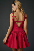 Fashion A-Line Sweetheart Sleeveless Backless Short-Mini Homecoming Dress