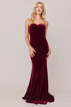 Fashion Mermaid Sweetheart Neck Sleeveless Floor-Length Prom Dress