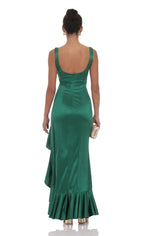 Fashion Mermaid/Trumpet Square Neck Sleeveless Zipper Up Floor-Length Prom Dress