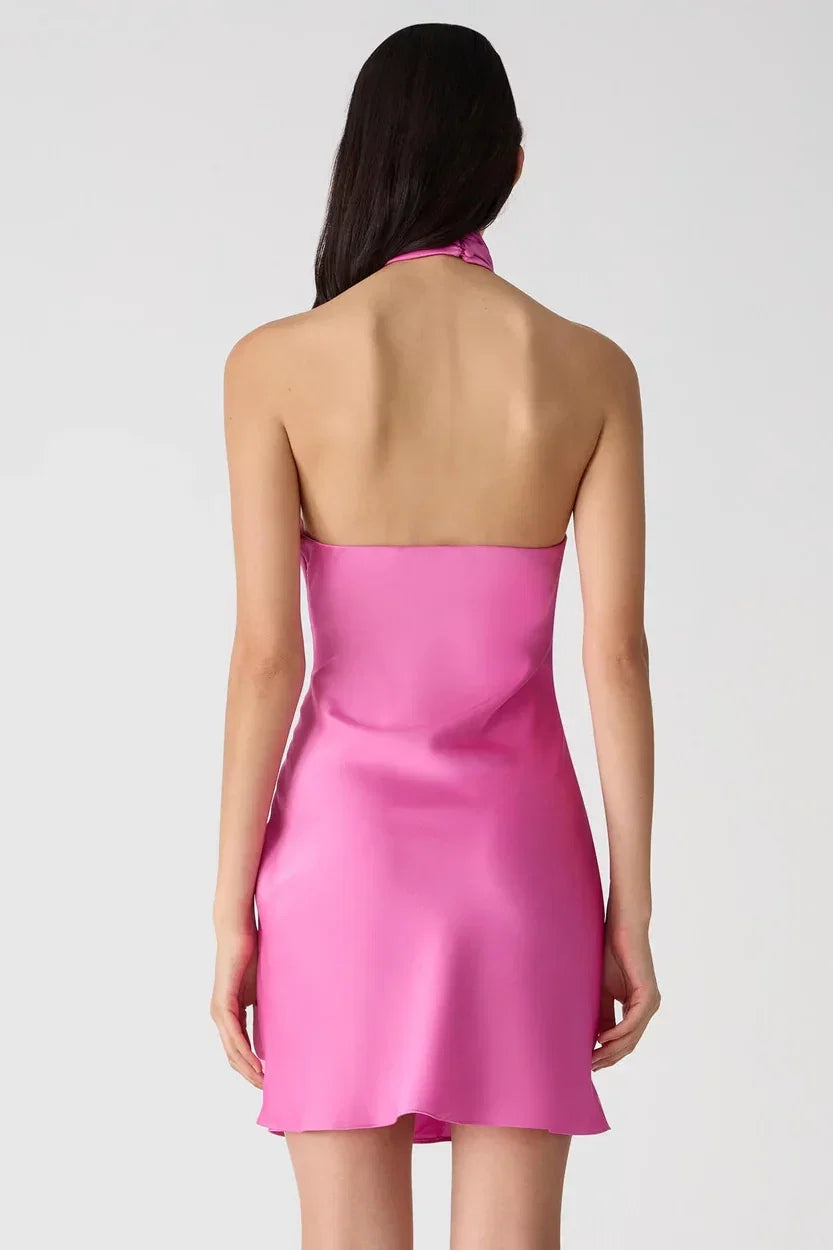 Fashion Sheath/Column Cold Shoulder Sleeveless Open Back Short-Mini Homecoming Dress
