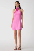 Fashion Sheath/Column Cold Shoulder Sleeveless Open Back Short-Mini Homecoming Dress