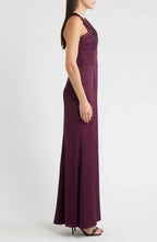 Fashion Sheath Halter Neck Sleeveless Zipper Up Floor-Length Prom Dress