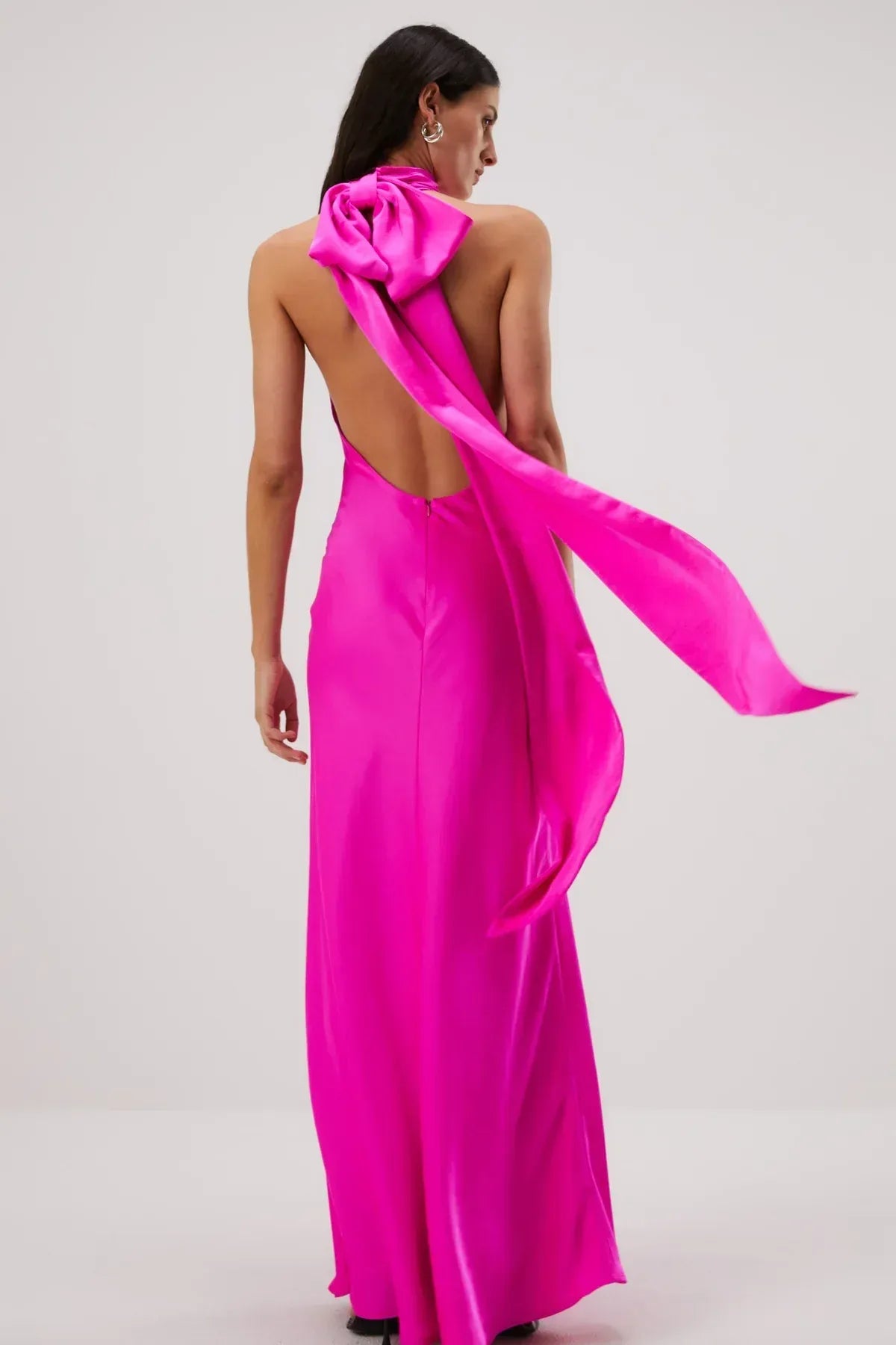 Fashion Sheath High Neck Sleeveless Floor-Length Prom Dress