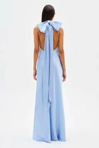 Fashion Sheath High Neck Sleeveless Floor-Length Prom Dress