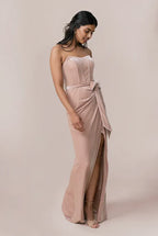Fashion Sheath Sweetheart Neck Sleeveless Floor-Length Prom Dress